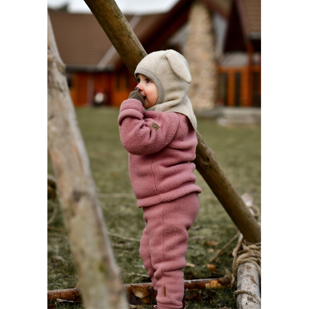 Mikk-Line Baby Uldbukser Uld Burlwood