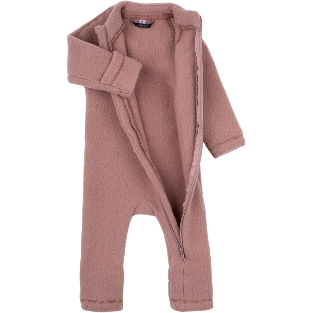 Mikk-Line Baby Ulddragt Uld Burlwood