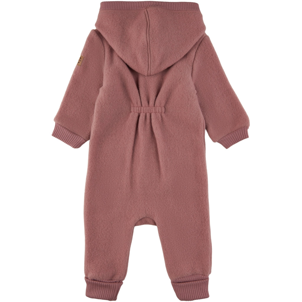 Mikk-Line Baby Ulddragt Hætte Uld Burlwood
