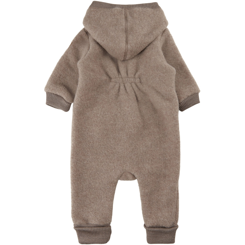 Mikk-Line Baby Ulddragt Hætte Uld Melange Denver