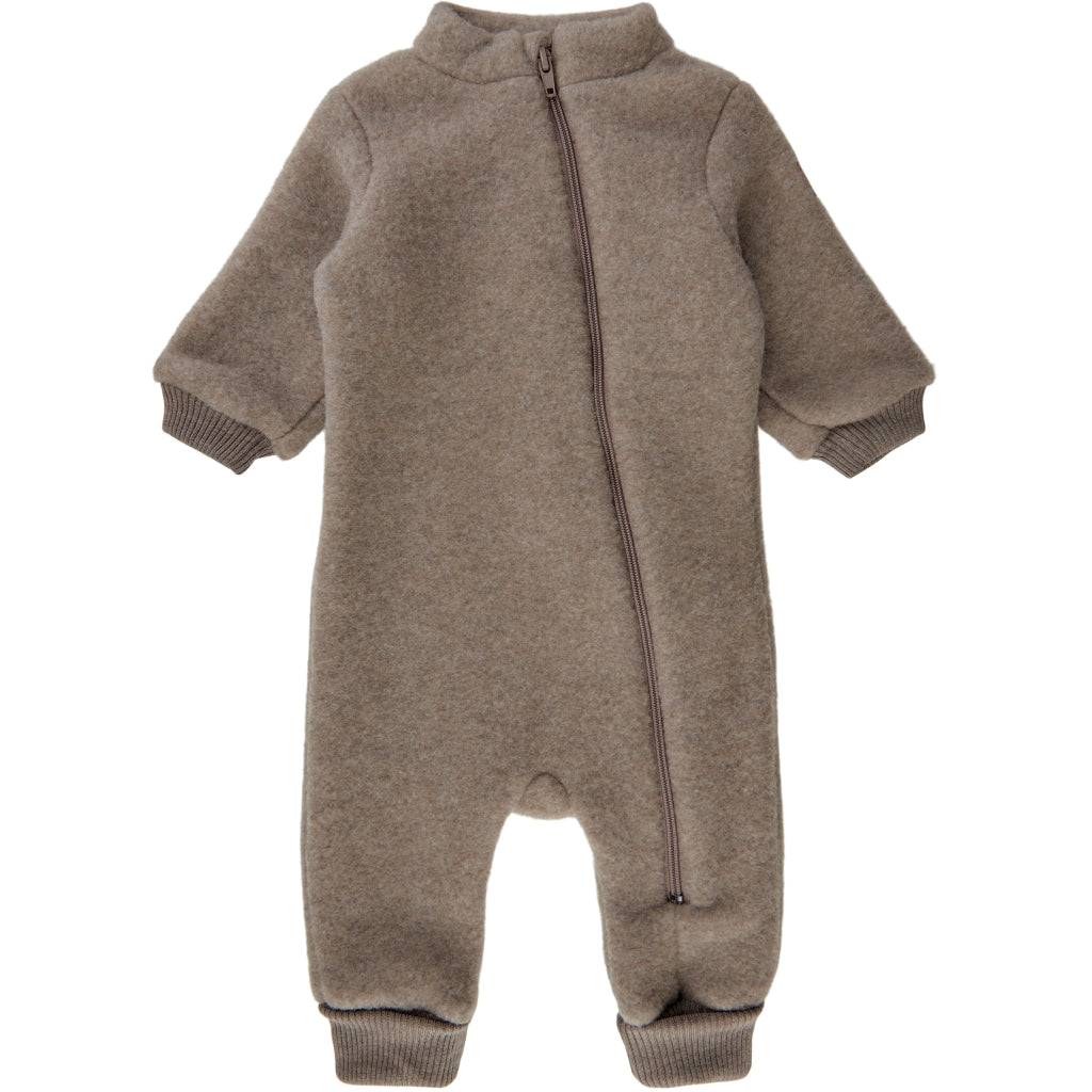 Mikk-Line Baby Ulddragt (Ribkant) Uld Melange Denver