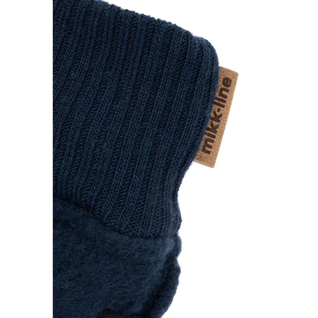 Mikk-Line Baby Uldluffer Uld Blue Nights