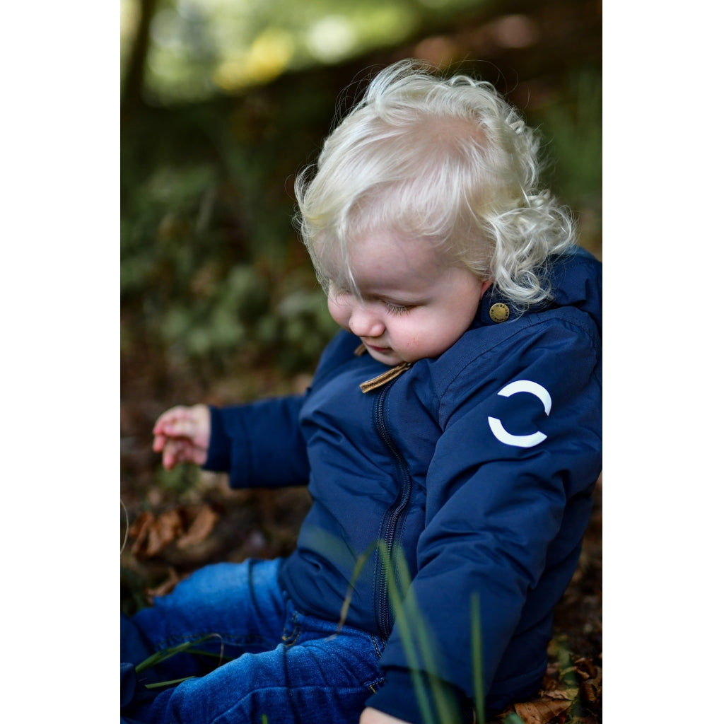 Mikk-Line Baby Vinterjakke Nylon Jakker Blue Nights