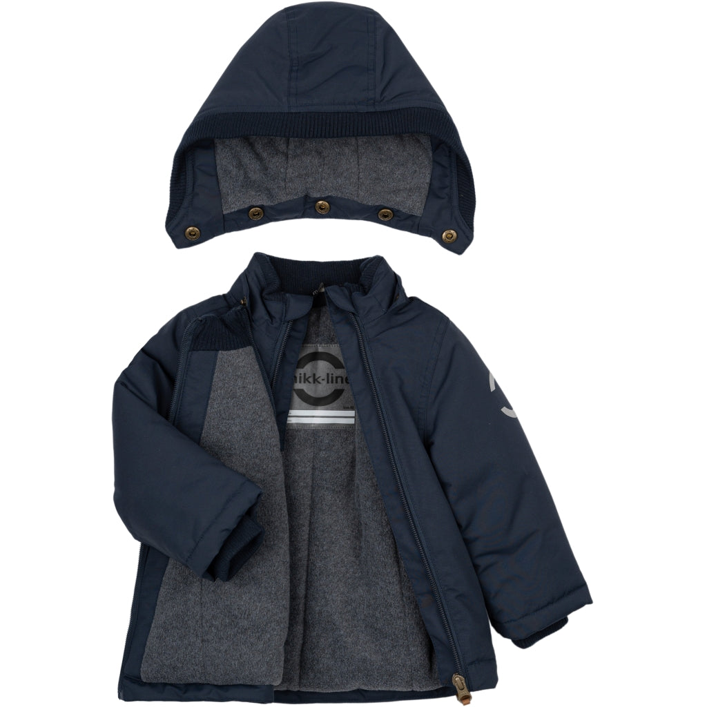 Mikk-Line Baby Vinterjakke Nylon Jakker Blue Nights