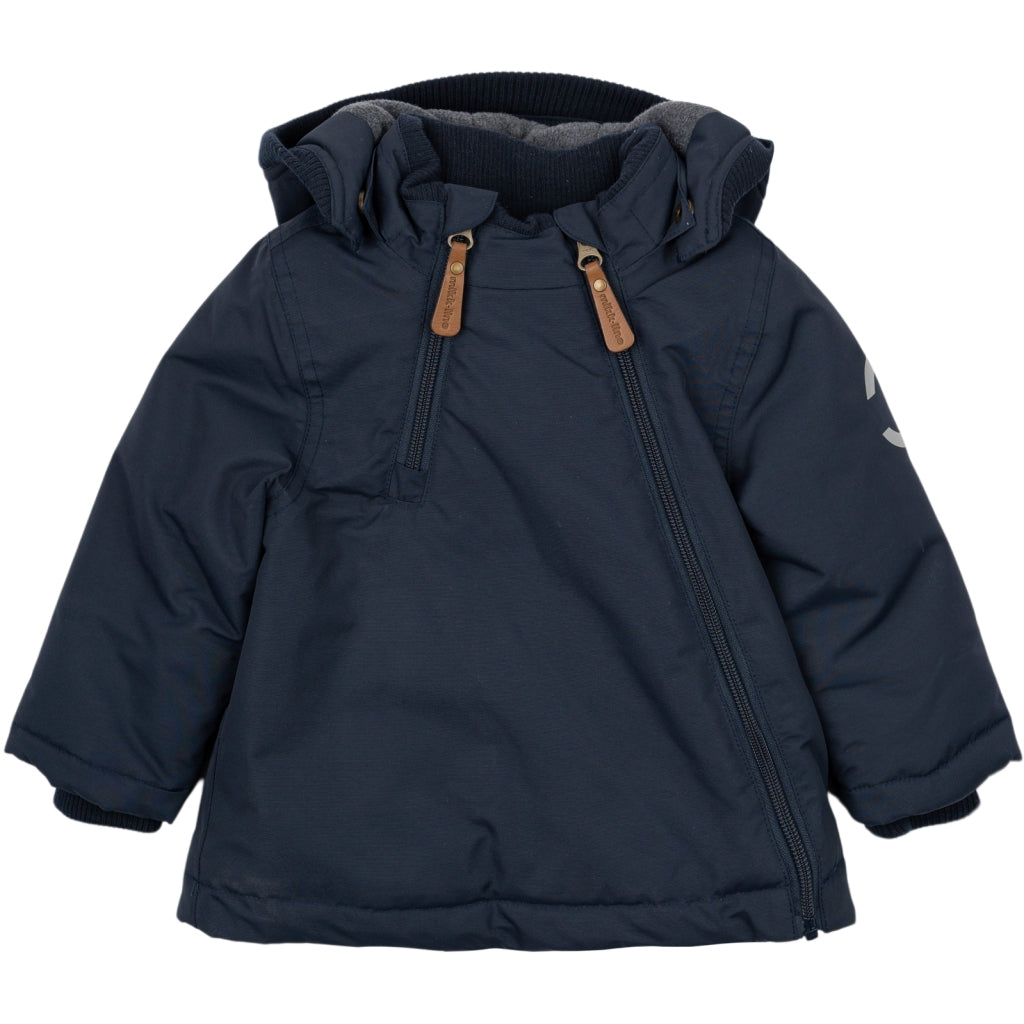 Mikk-Line Baby Vinterjakke Nylon Jakker Blue Nights