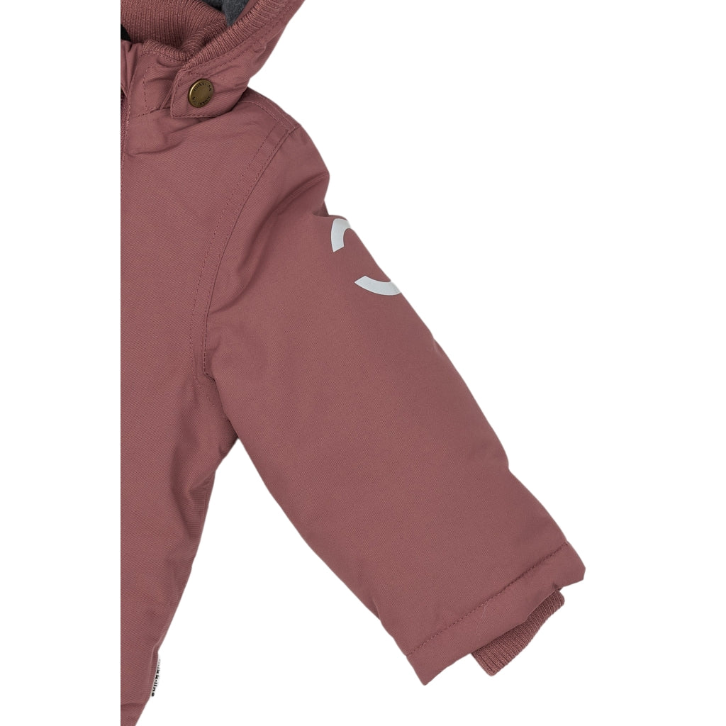 Mikk-Line Baby Vinterjakke Nylon Jakker Rose Brown