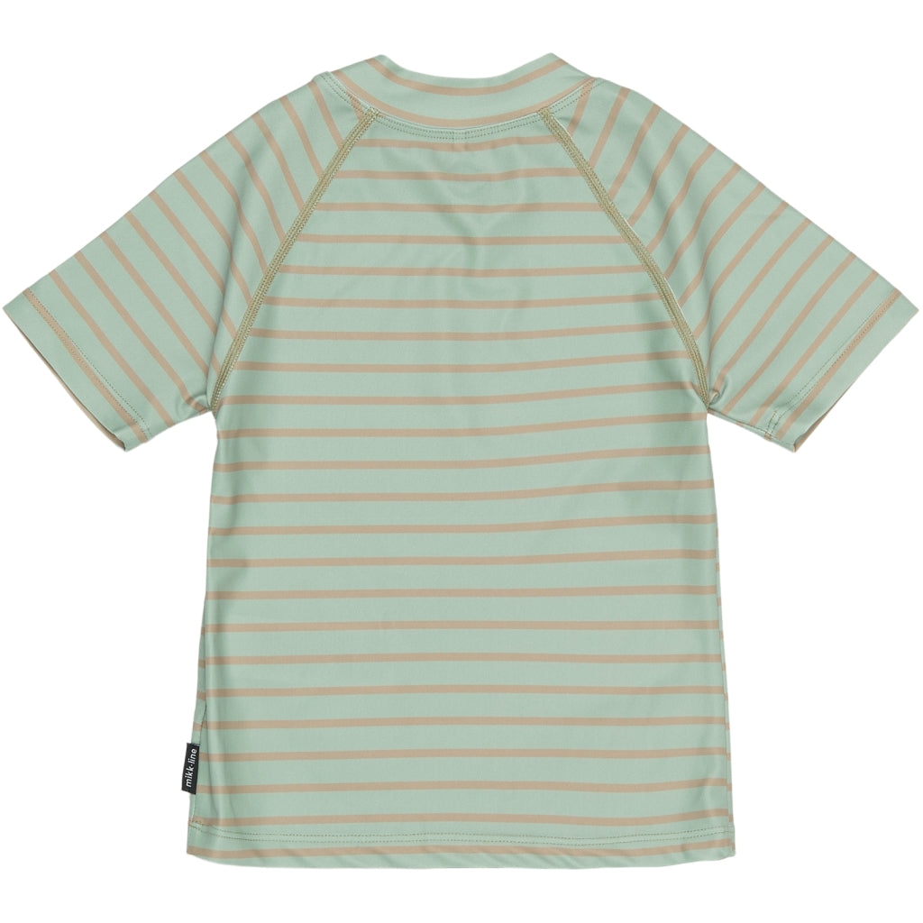 Mikk-Line Badebluse (Mønstret) UV50+ Badetøj Green bay