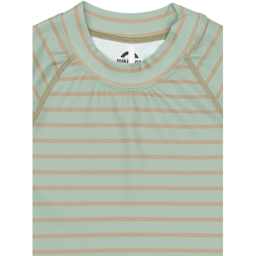 Mikk-Line Badebluse (Mønstret) UV50+ Badetøj Green bay