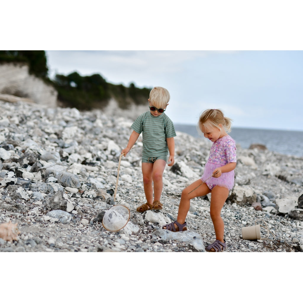 Mikk-Line Badebluse (Mønstret) UV50+ Badetøj Green bay