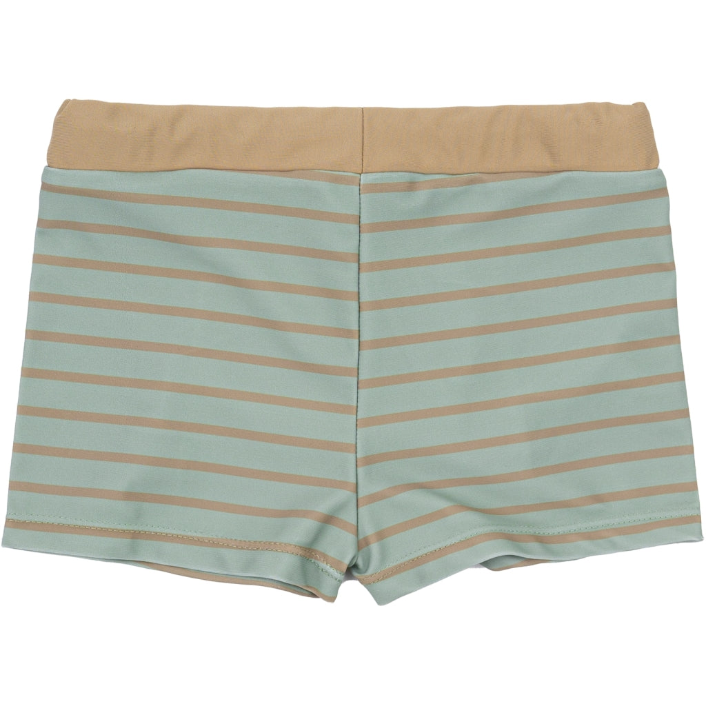 Mikk-Line Badebukser (Mønstret) UV50+ Badetøj Green bay