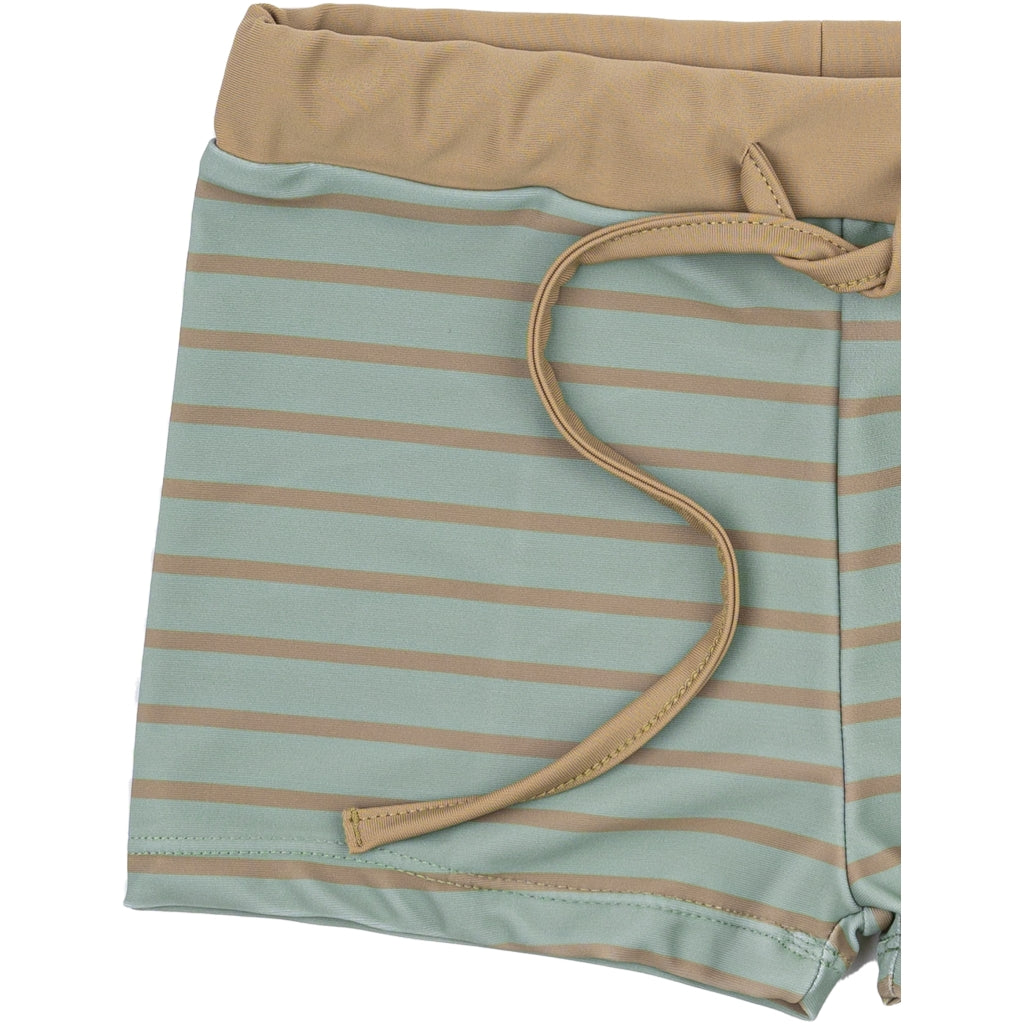 Mikk-Line Badebukser (Mønstret) UV50+ Badetøj Green bay