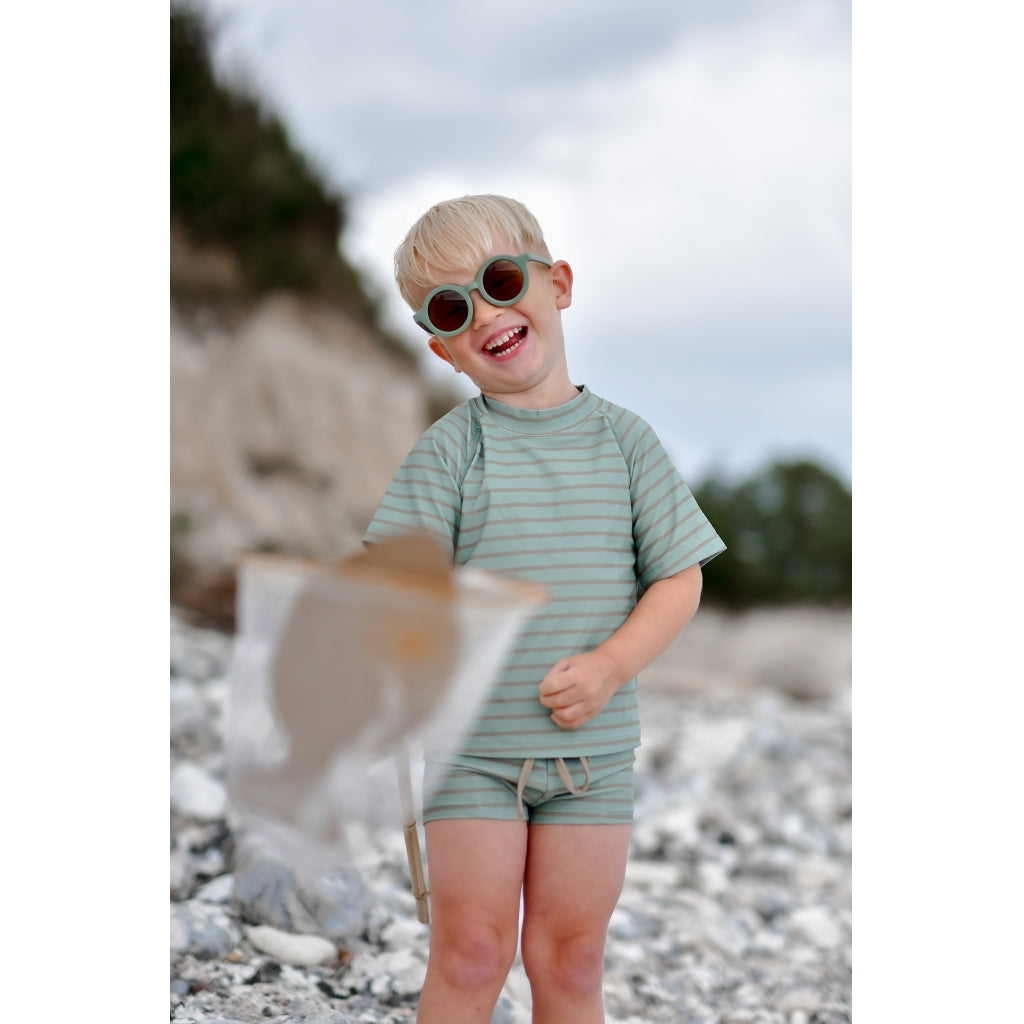 Mikk-Line Badebukser (Mønstret) UV50+ Badetøj Green bay