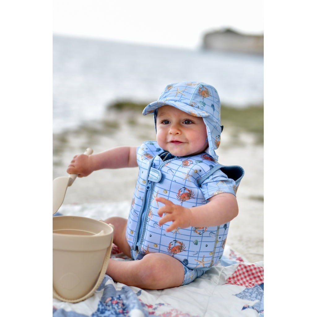 Mikk-Line Badehat (Mønstret) Badetøj Faded Denim