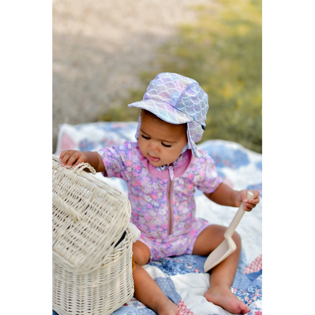 Mikk-Line Badehat (Mønstret) Badetøj Lavender Aura