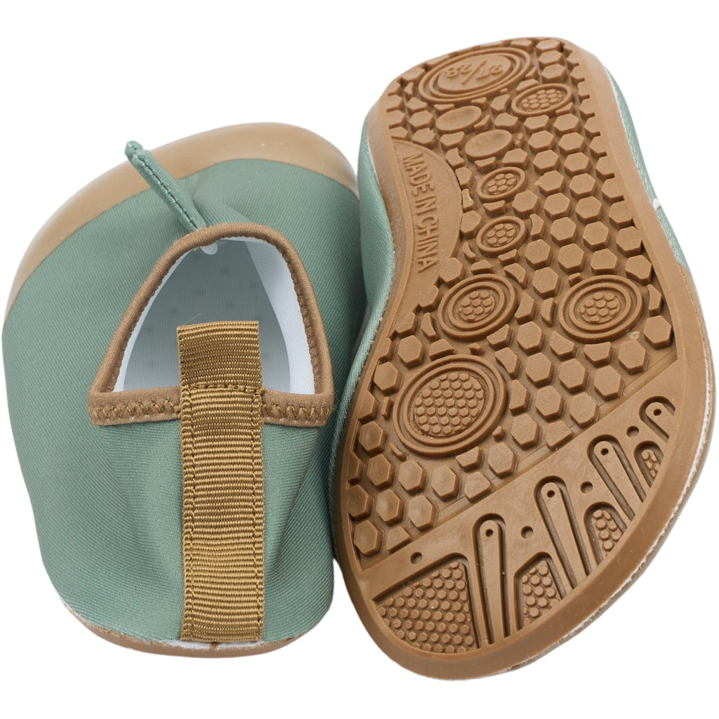 Mikk-Line Badesko m/ Detaljer Badetøj Green bay