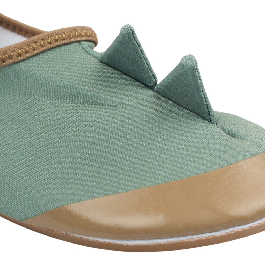 Mikk-Line Badesko m/ Detaljer Badetøj Green bay