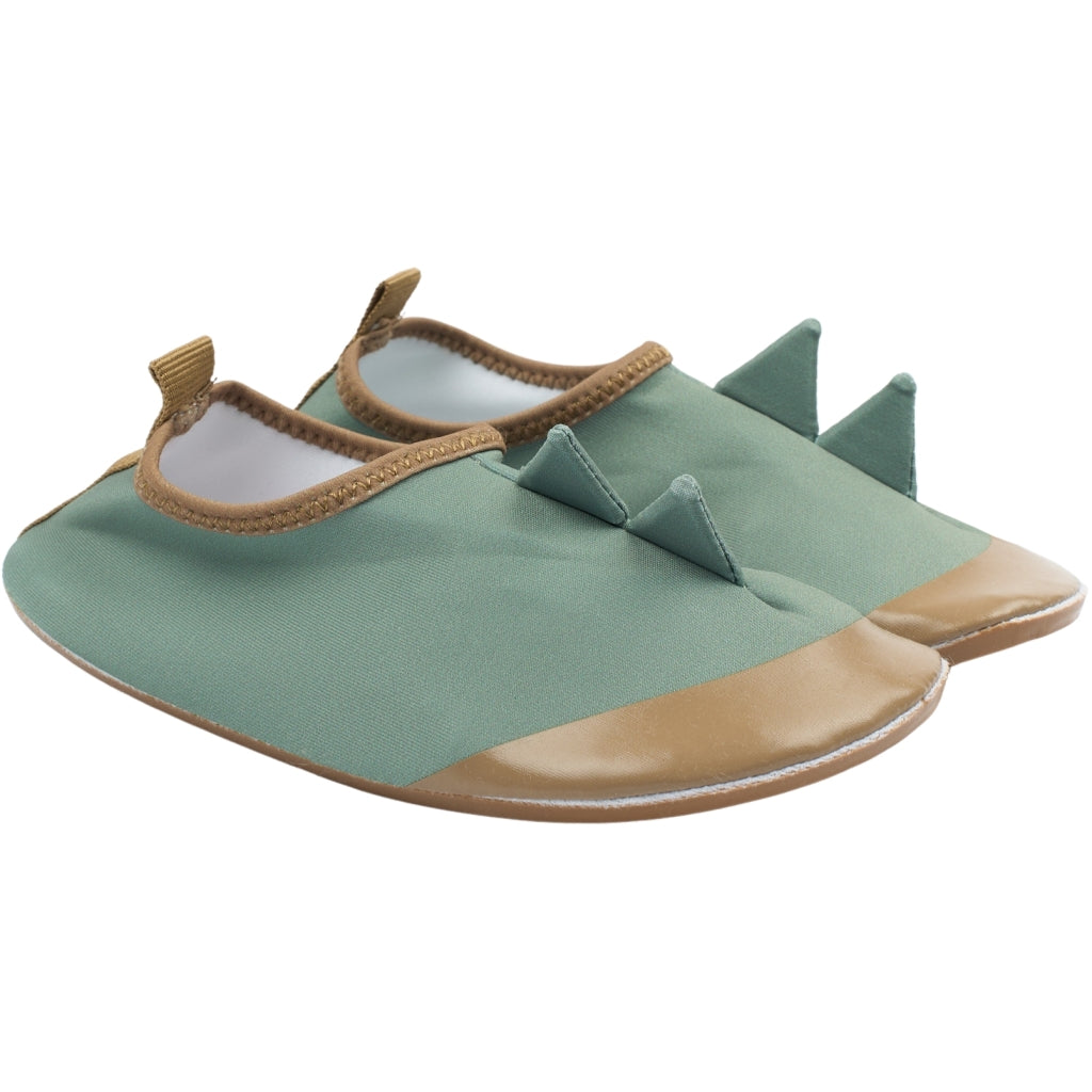 Mikk-Line Badesko m/ Detaljer Badetøj Green bay