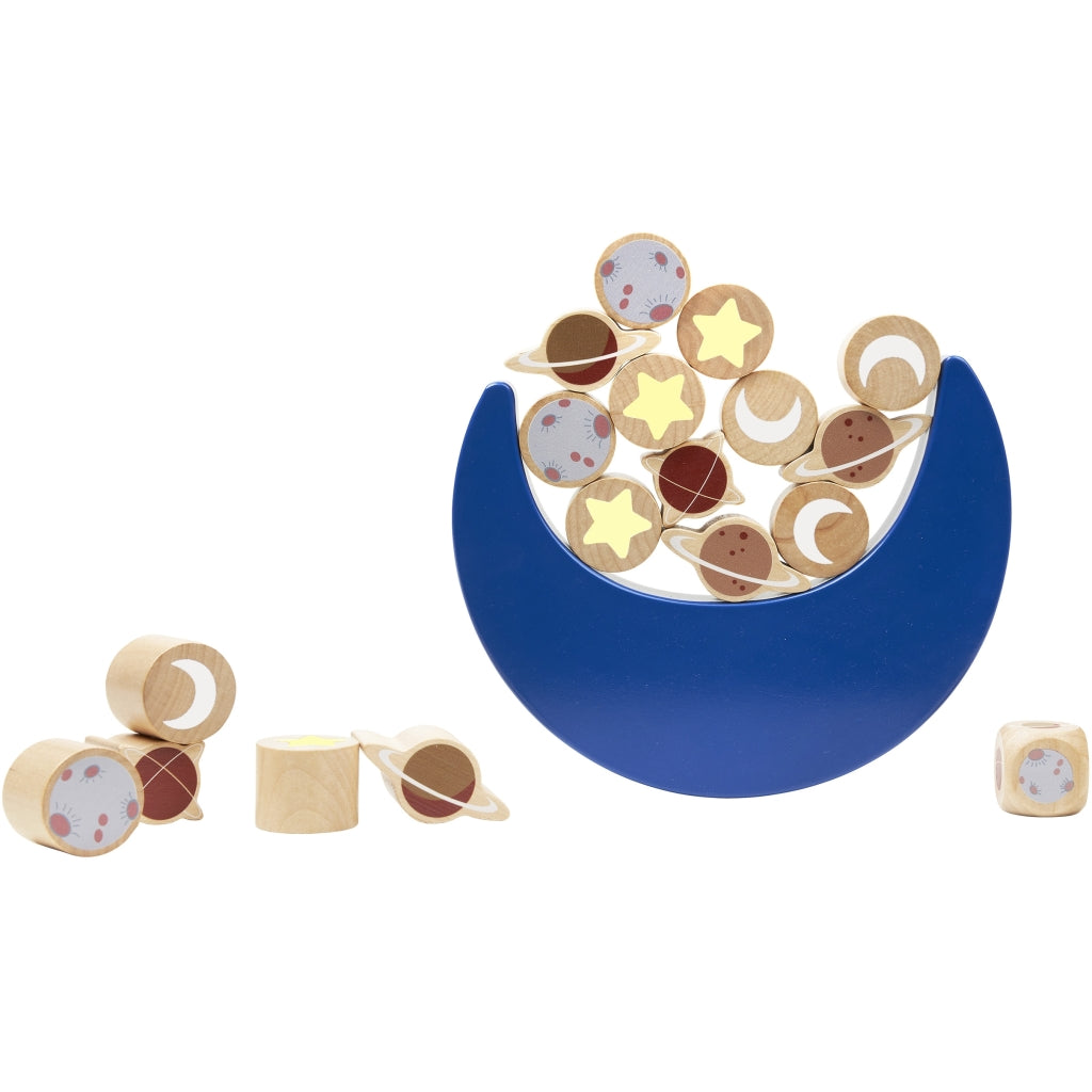 Fabelab Balancing Game - Planetary Wooden Toys Multi Colours