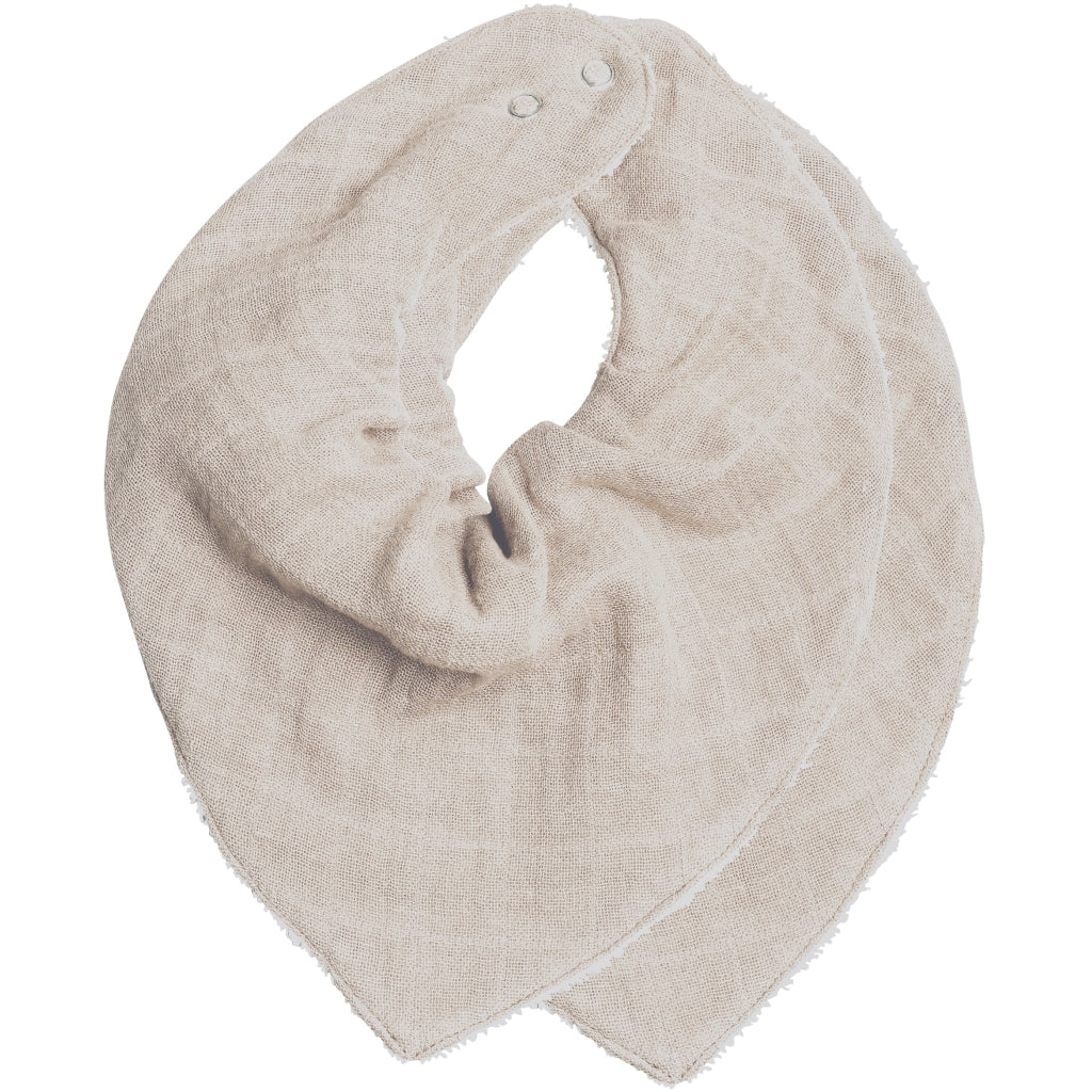 Fabelab Bandana Bib - Natural - 2 pack Hagesmække og savlesmække Natural