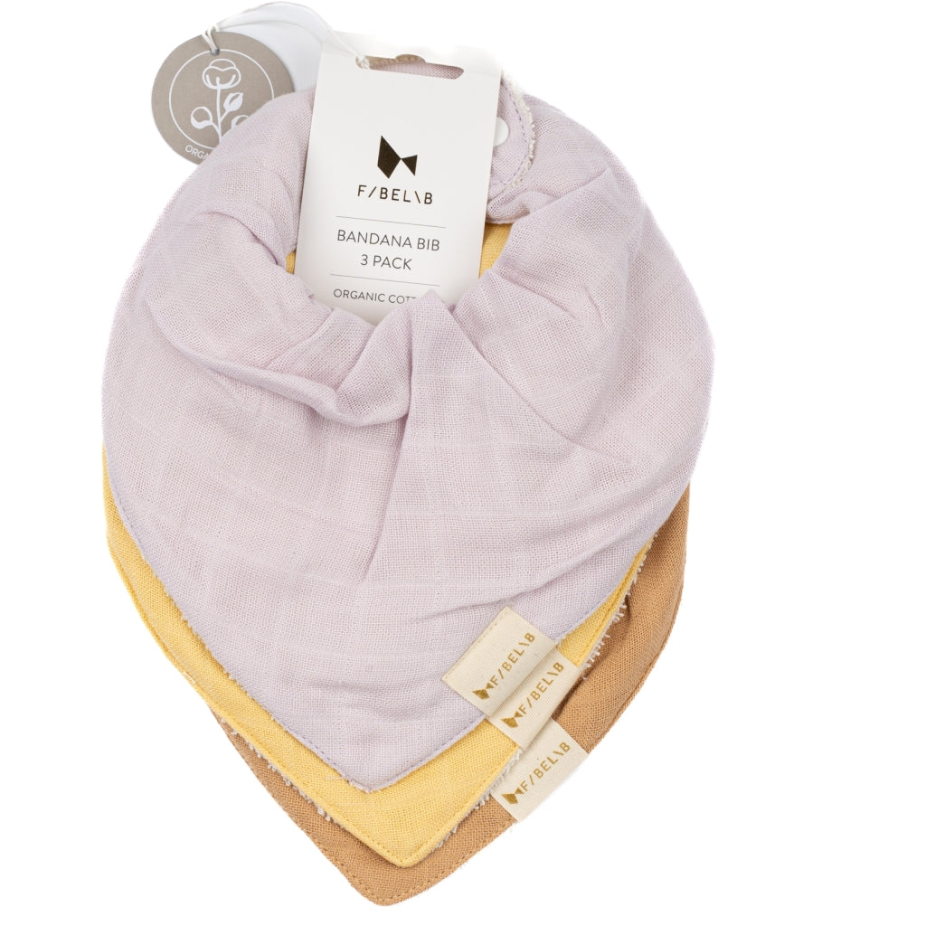 Fabelab Bandana Bib - Star Dust - 3 pack Hagesmække og savlesmække