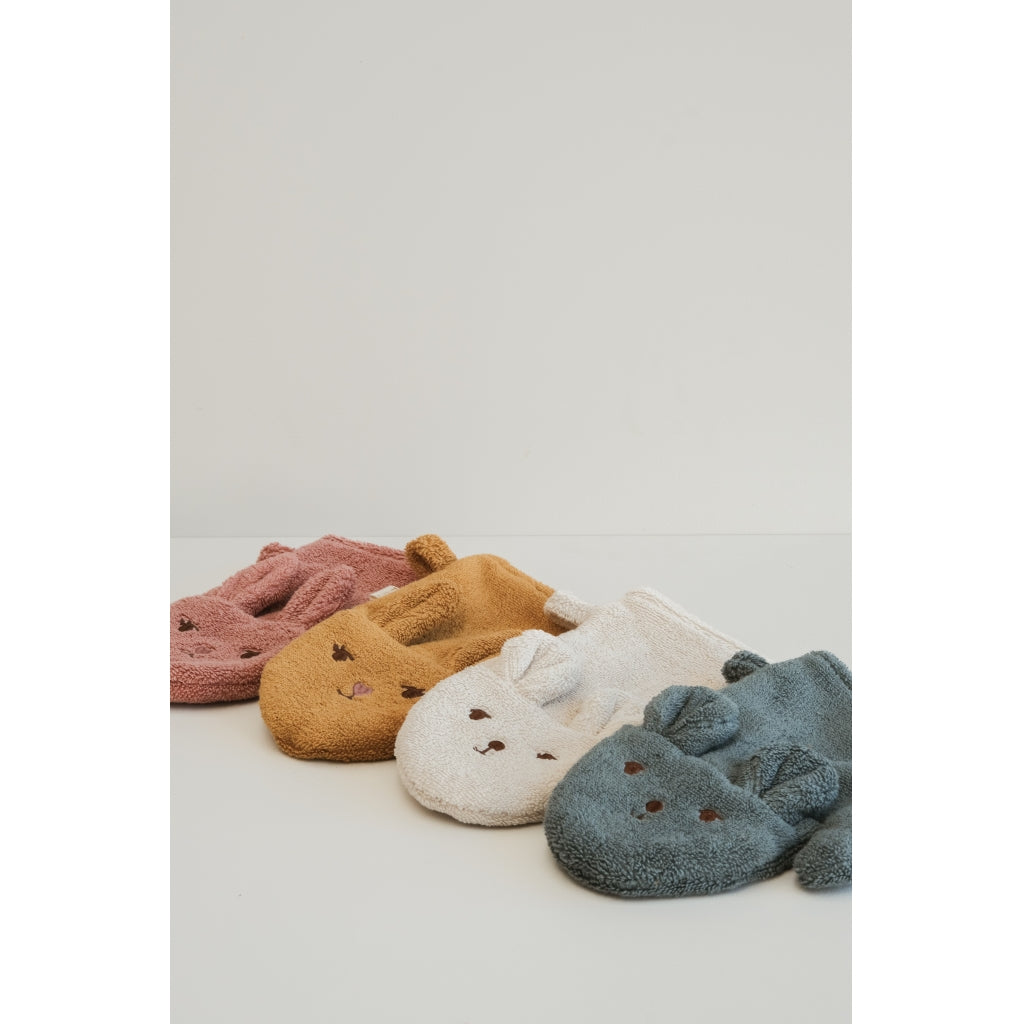 Fabelab Bath Mitts - 2 pack - Bear and Bunny Badekåber