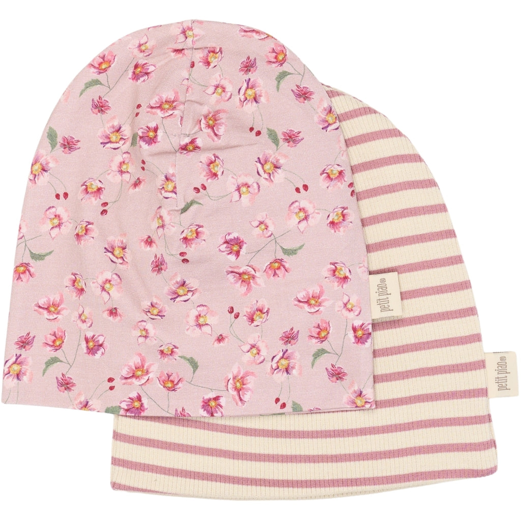 PETIT PIAO Beanie Hat Printed Huer Autumn Anemon