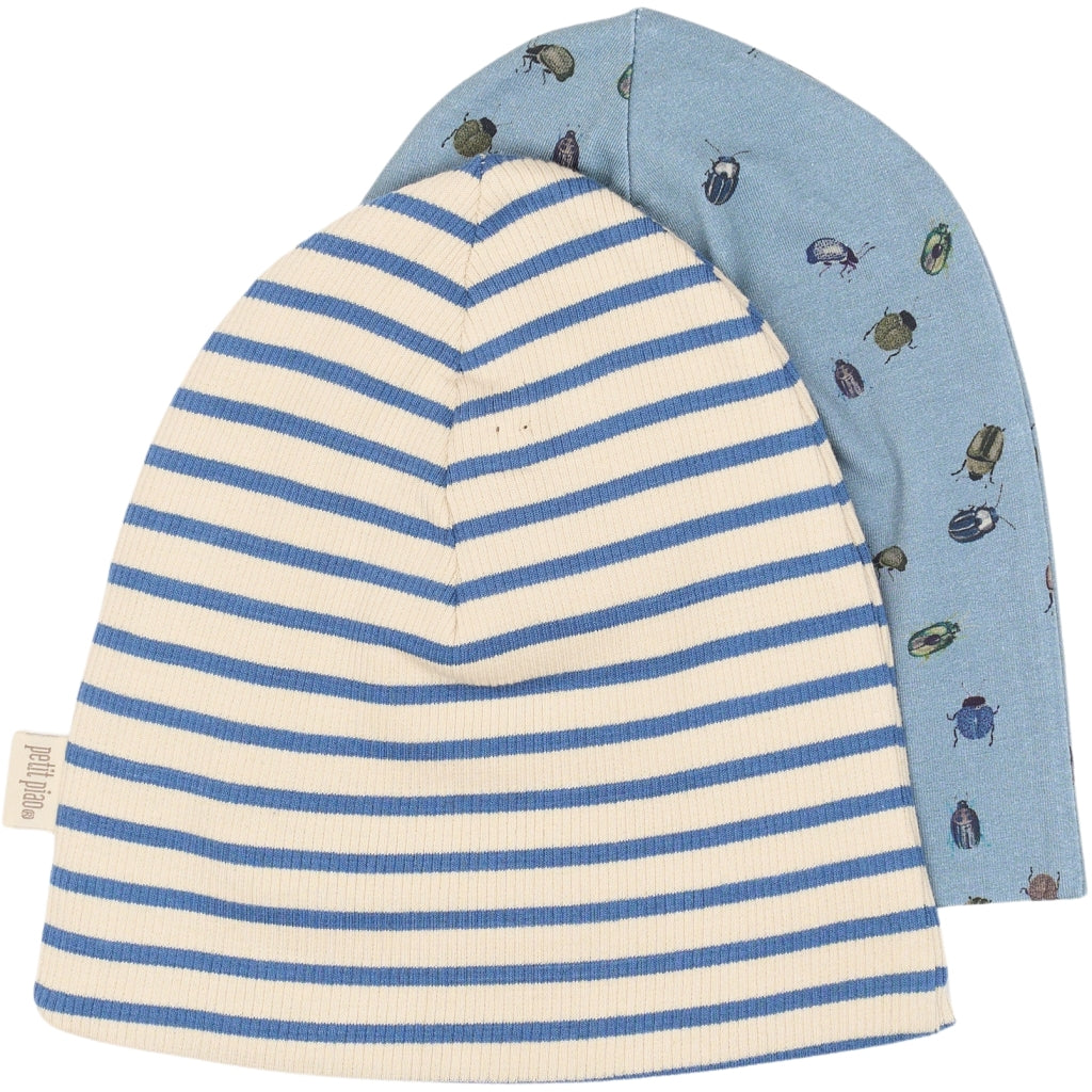 PETIT PIAO Beanie Hat Printed Huer Beetle