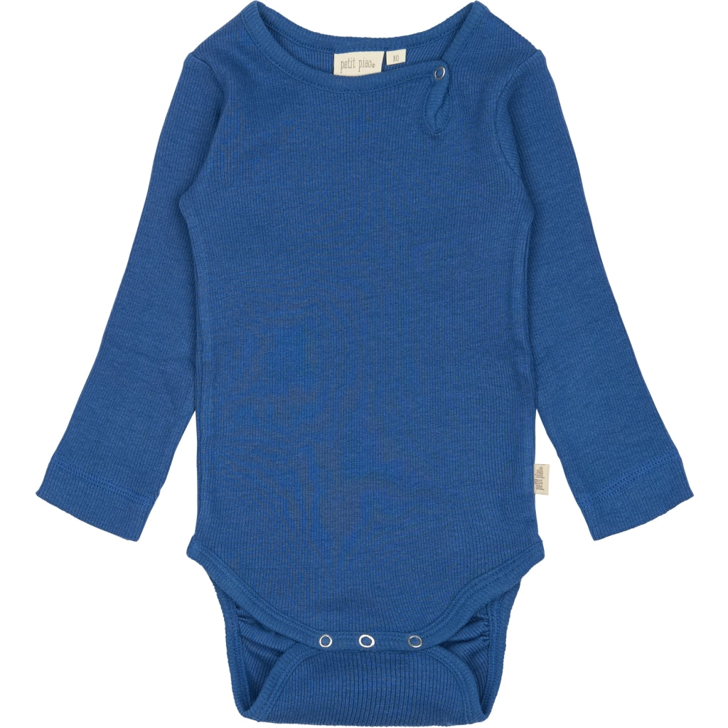 PETIT PIAO Body L/S Modal Bodystockings True Navy