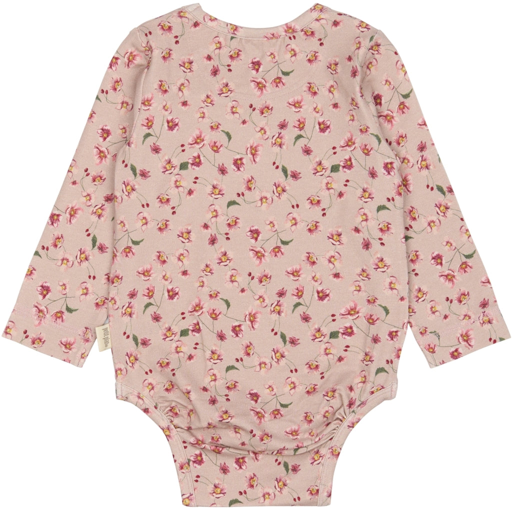 PETIT PIAO Body L/S Printed Bodystockings Autumn Anemone