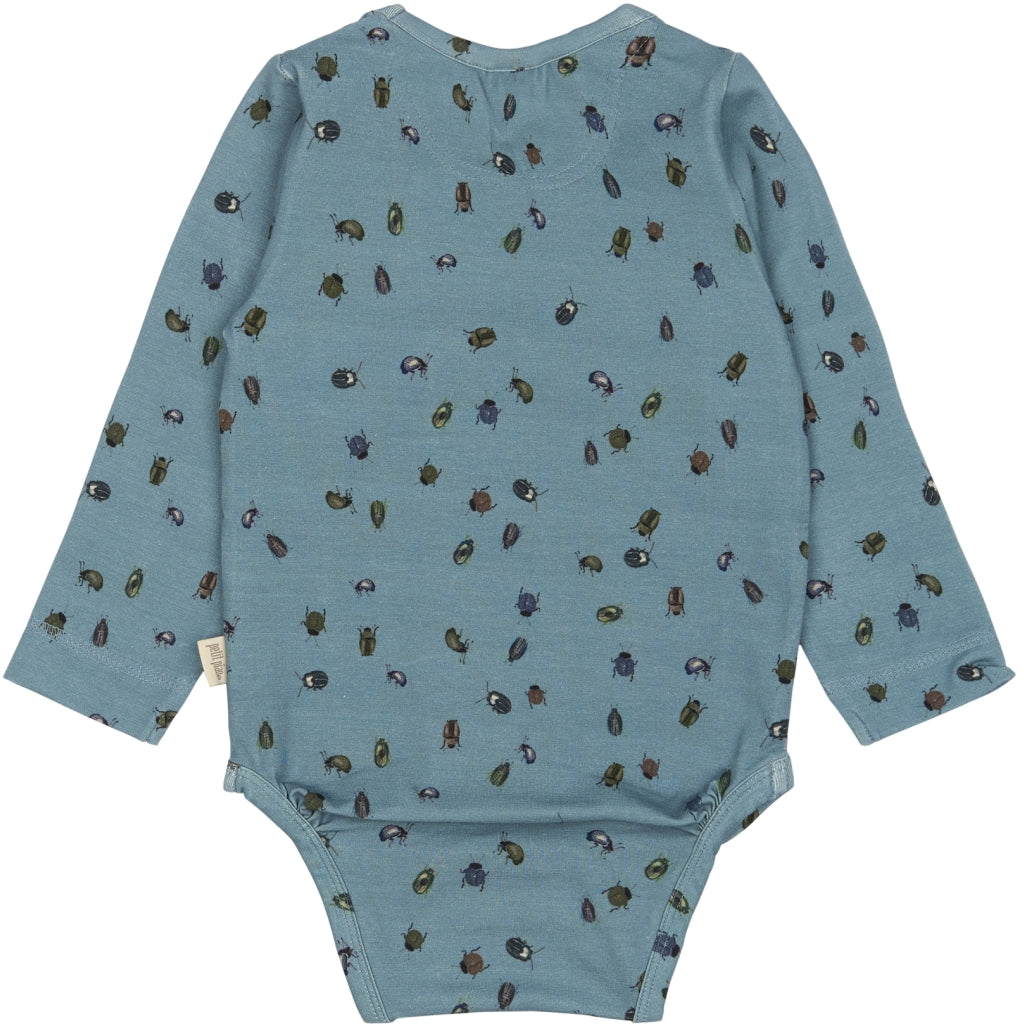 PETIT PIAO Body L/S Printed Bodystockings Beetle