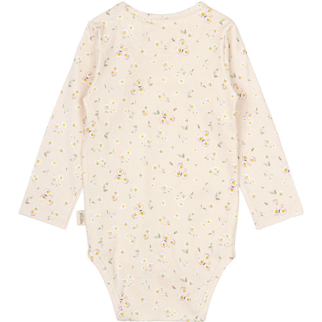 PETIT PIAO Body L/S Printed Bodystockings Bellis