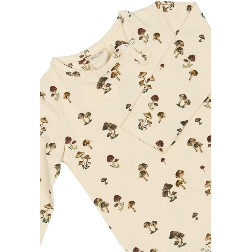 PETIT PIAO Body L/S Printed Bodystockings Fungi