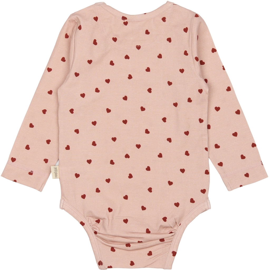 PETIT PIAO Body L/S Printed Bodystockings Heart