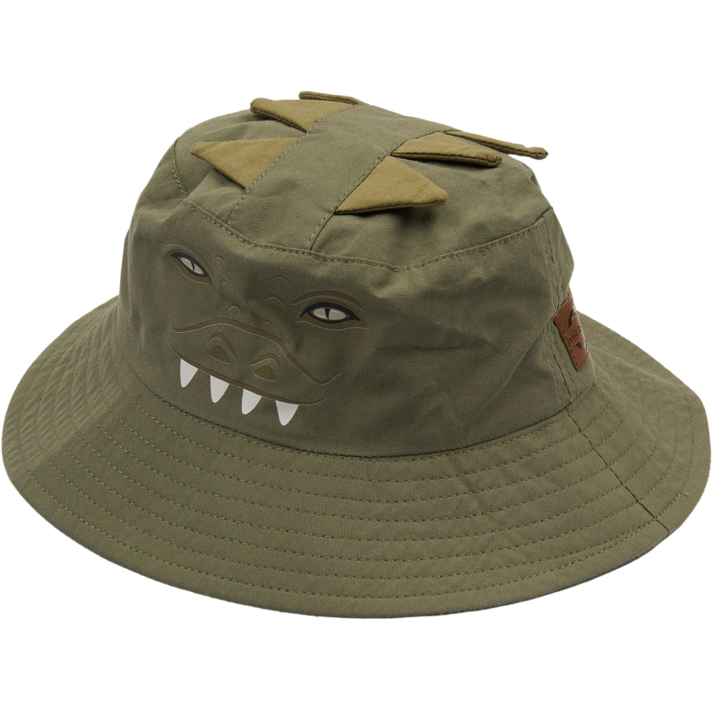 Mikk-Line Bøllehat m/Print Huer Dusty Olive