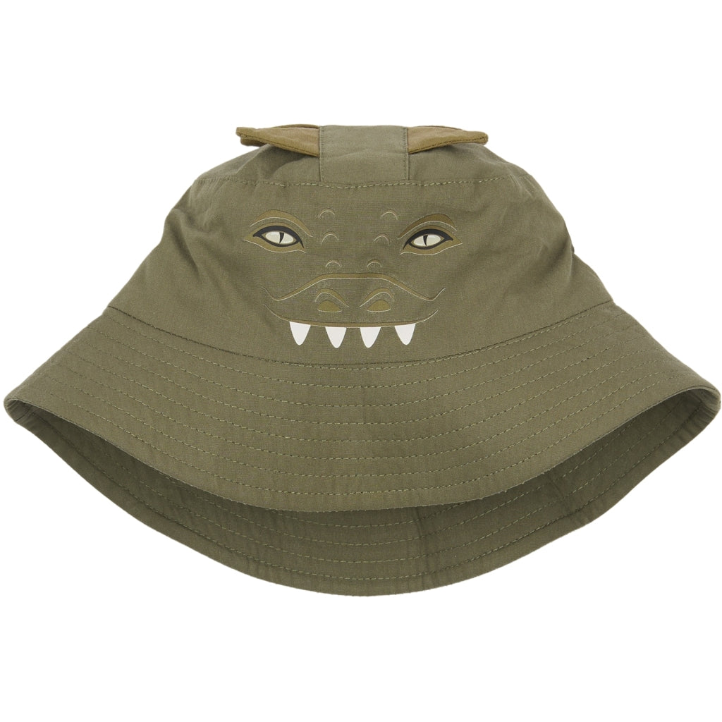 Mikk-Line Bøllehat m/Print Huer Dusty Olive