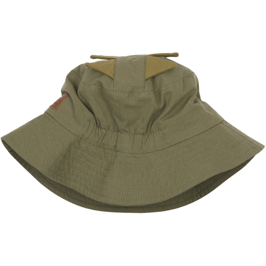 Mikk-Line Bøllehat m/Print Huer Dusty Olive