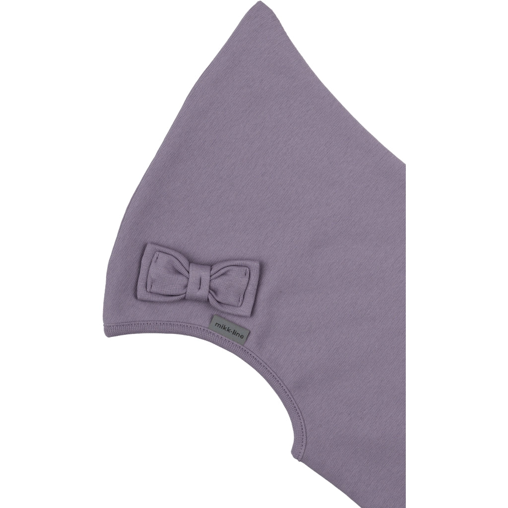 Mikk-Line Bomuld Elefanthue m./Sløjfe (Dobbeltlag) Huer Dusk