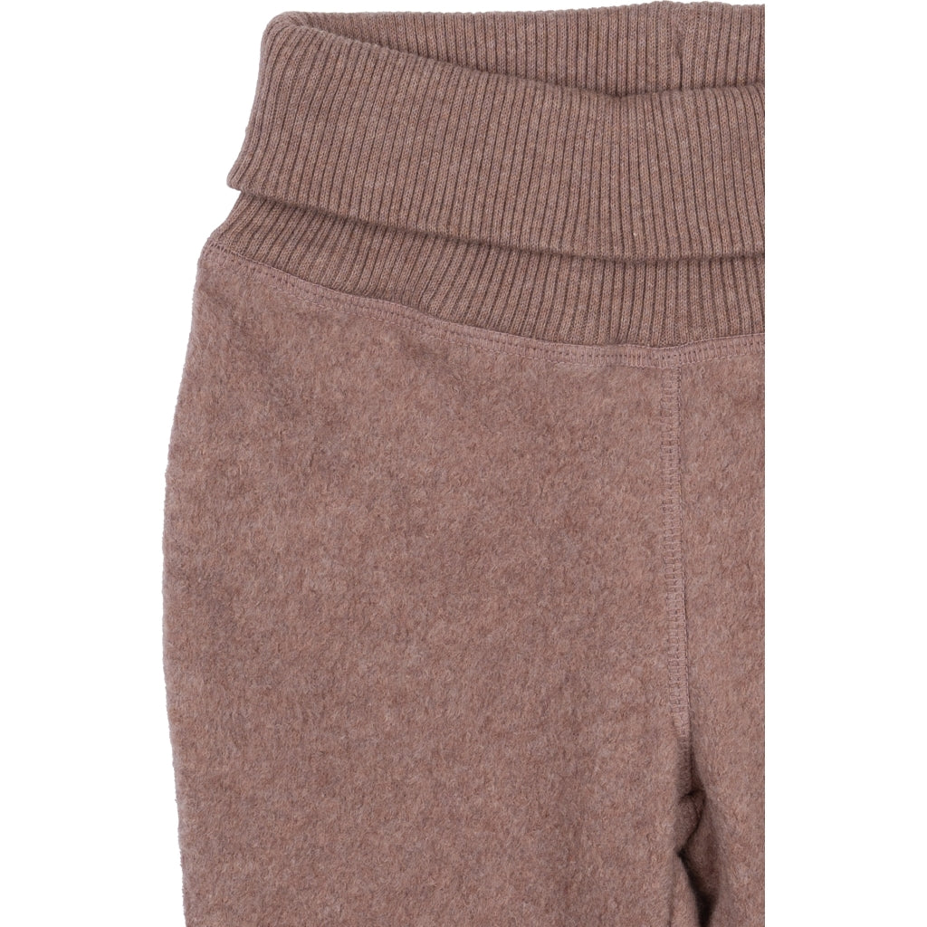 Mikk-Line Bomuld Fleece Bukser Bukser Burlwood Melange