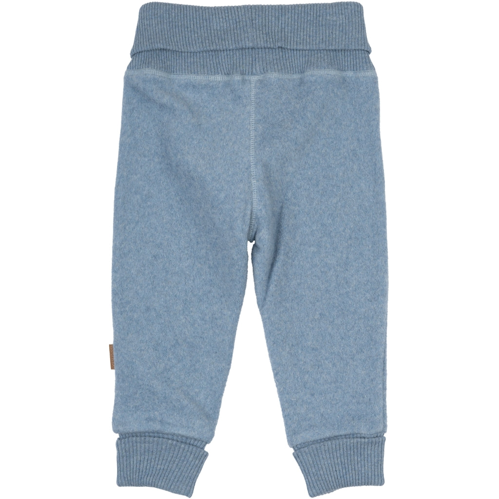 Mikk-Line Bomuld Fleece Bukser Bukser Faded Denim Melange
