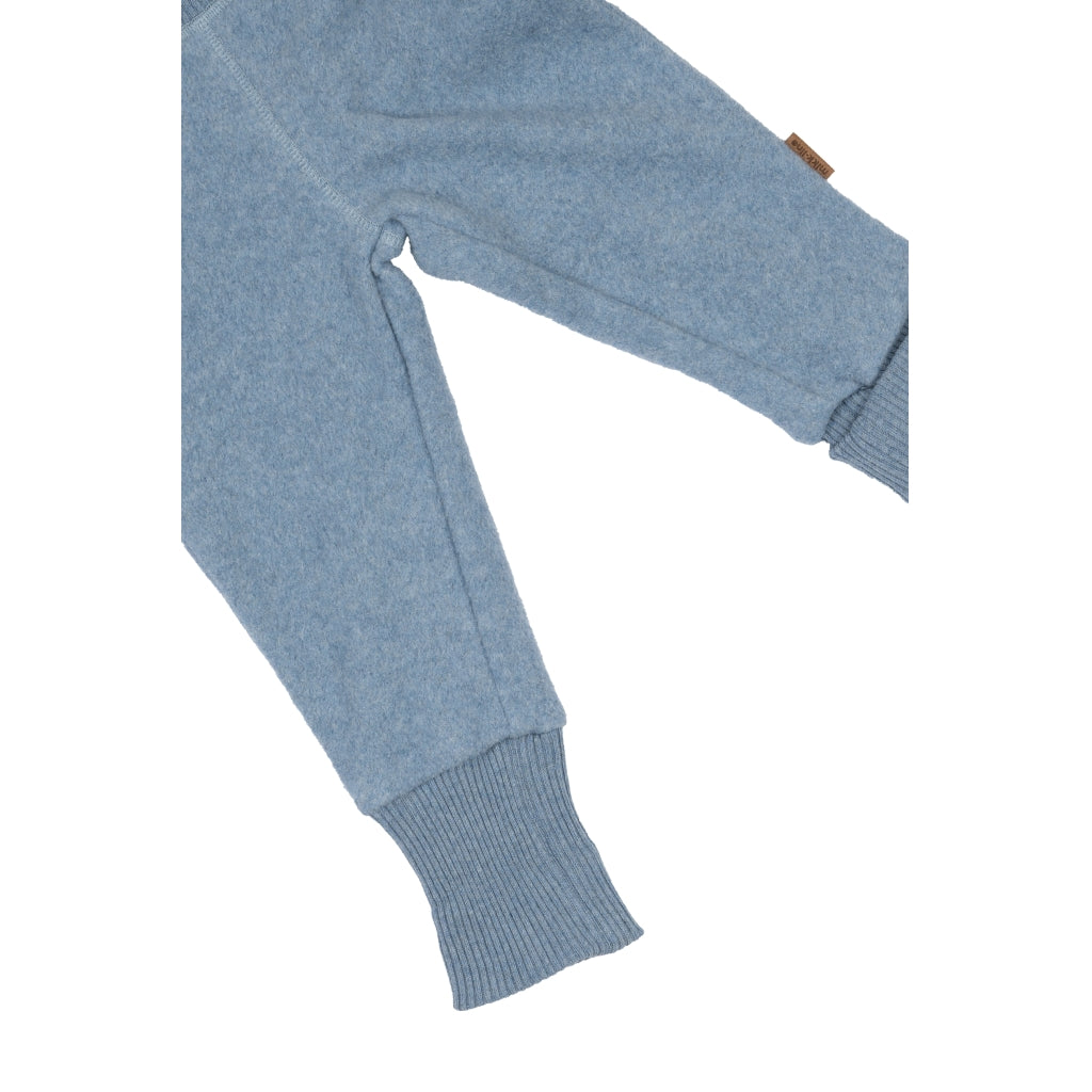 Mikk-Line Bomuld Fleece Bukser Bukser Faded Denim Melange
