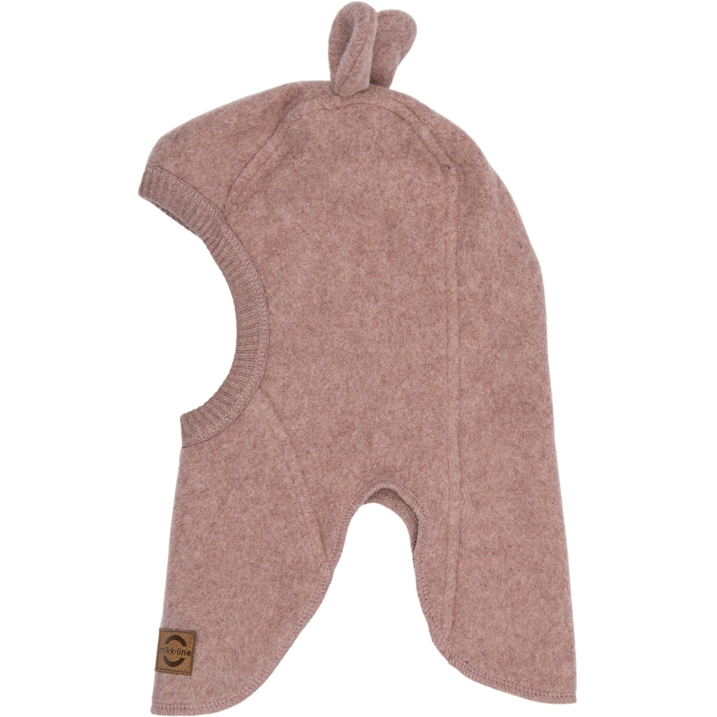 Mikk-Line Bomuld Fleece Elefanthue (Lange ører) Huer Burlwood Melange