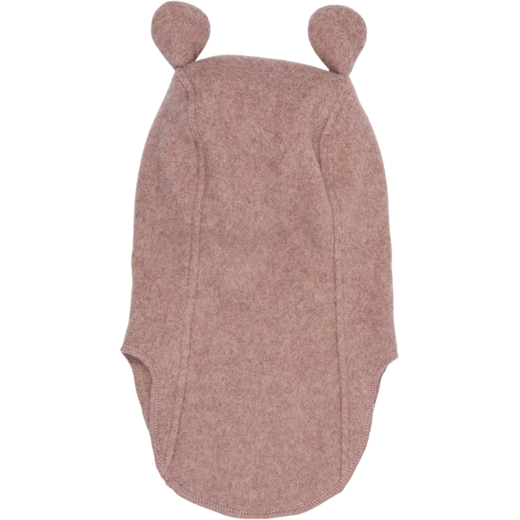 Mikk-Line Bomuld Fleece Elefanthue (Lange ører) Huer Burlwood Melange