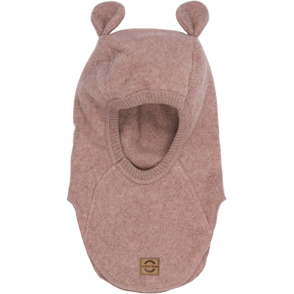 Mikk-Line Bomuld Fleece Elefanthue (Lange ører) Huer Burlwood Melange