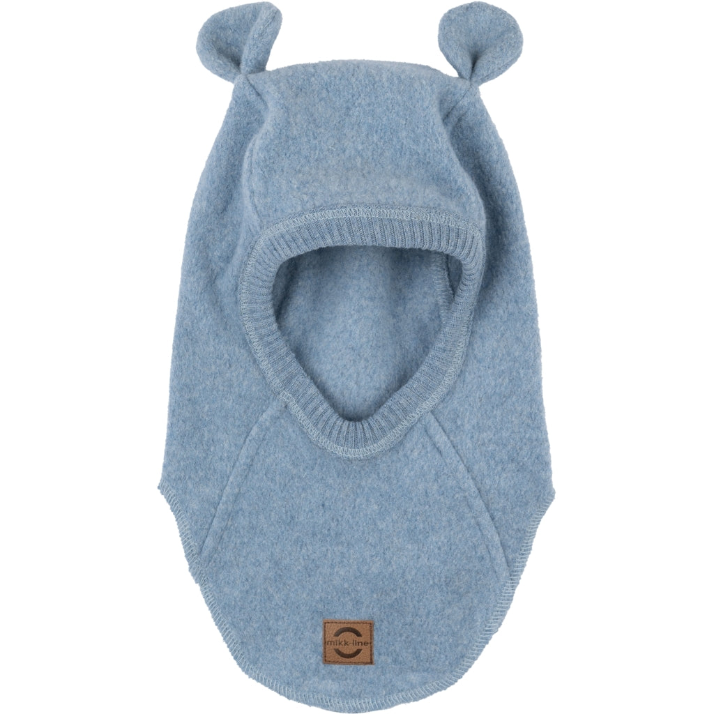 Mikk-Line Bomuld Fleece Elefanthue (Lange ører) Huer Faded Denim Melange