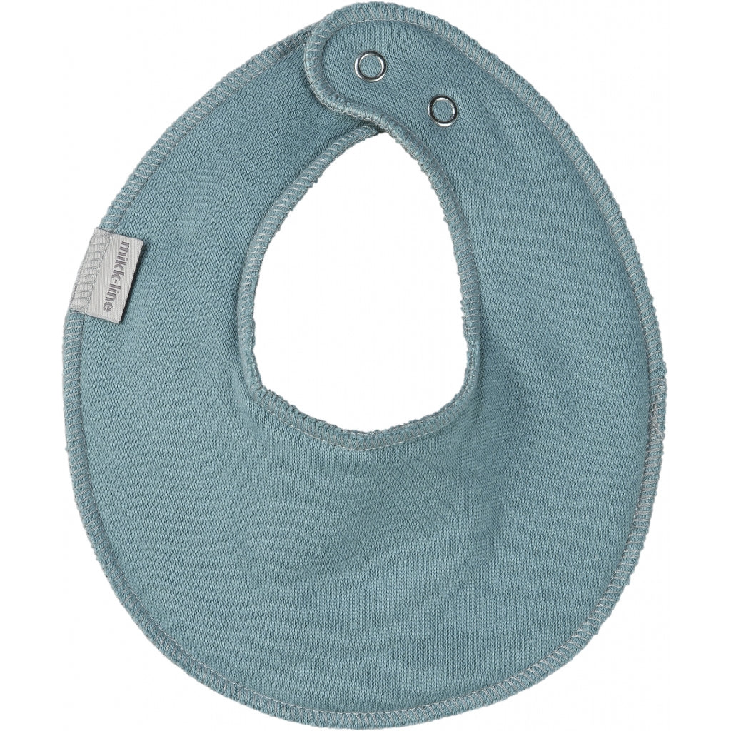 Mikk-Line Bomuld Hagesmæk Rund Hagesmække og savlesmække Mineral Blue