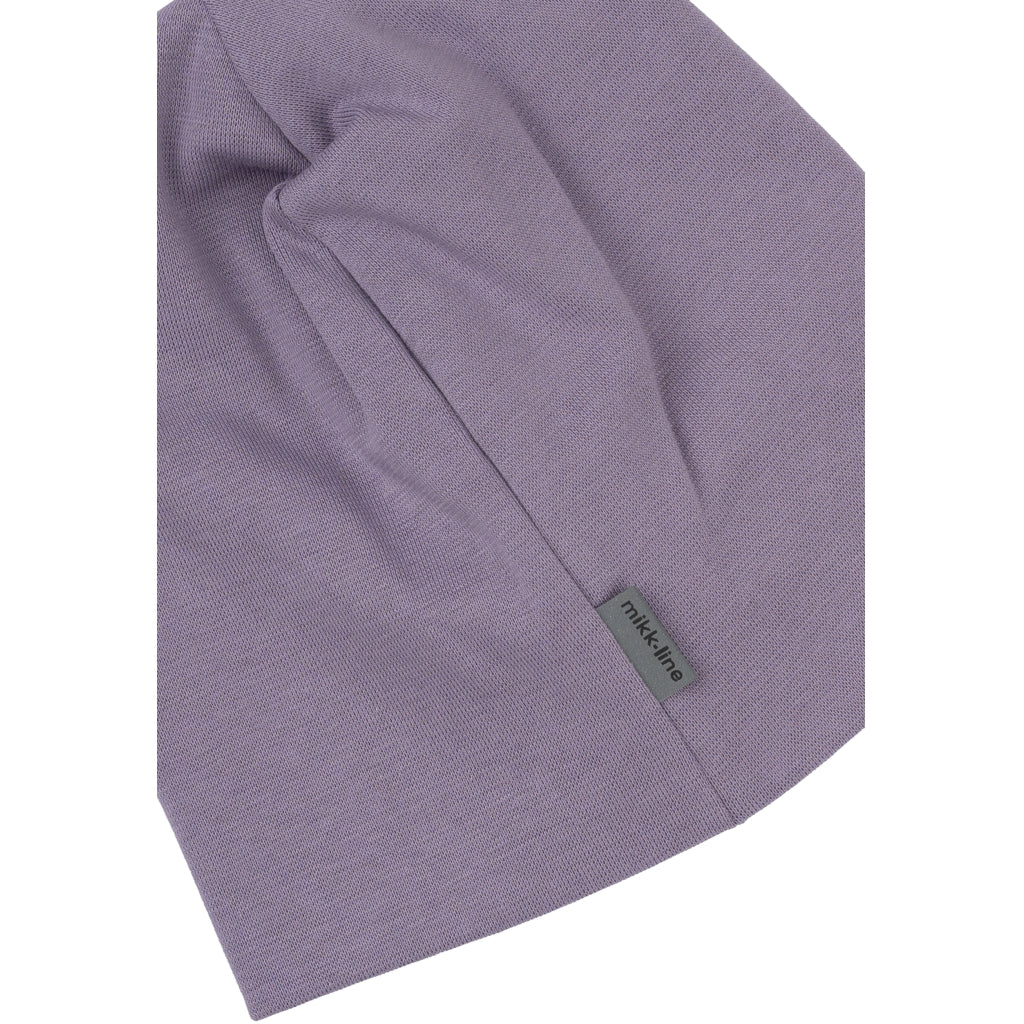 Mikk-Line Bomuld Hat m./Sløjfe (Dobbeltlag) Huer Dusk