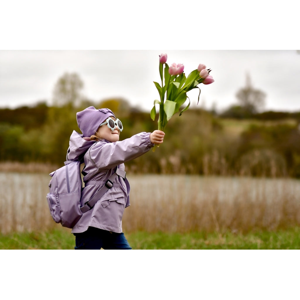 Mikk-Line Bomuld Hat m./Sløjfe (Dobbeltlag) Huer Dusk