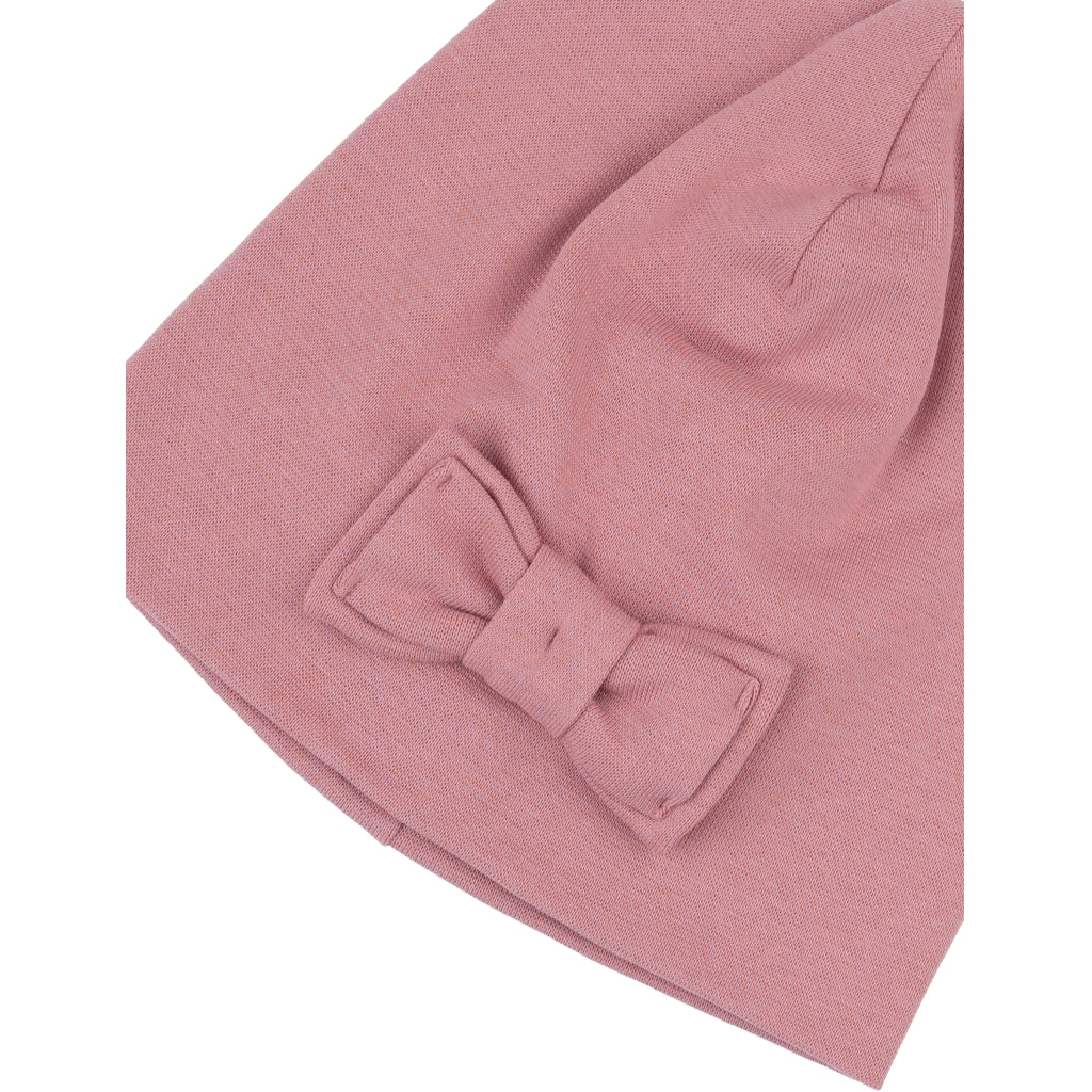 Mikk-Line Bomuld Hat m./Sløjfe (Dobbeltlag) Huer Lilas