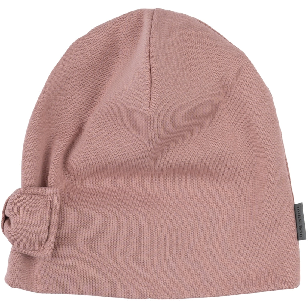 Mikk-Line Bomuld Hat m./Sløjfe (Dobbeltlag) Huer Woodrose