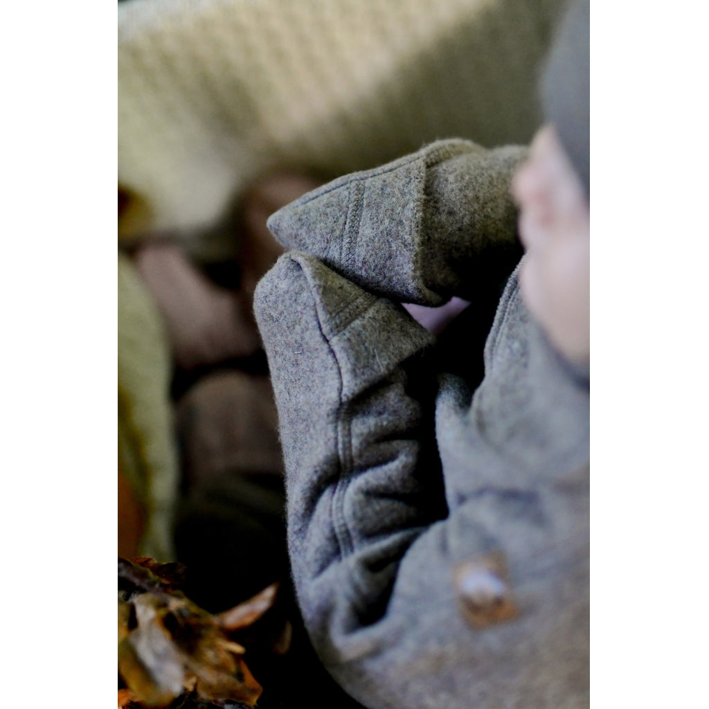 Mikk-Line Bomuld Fleece Baby Heldragt Wholesuit Melange Denver